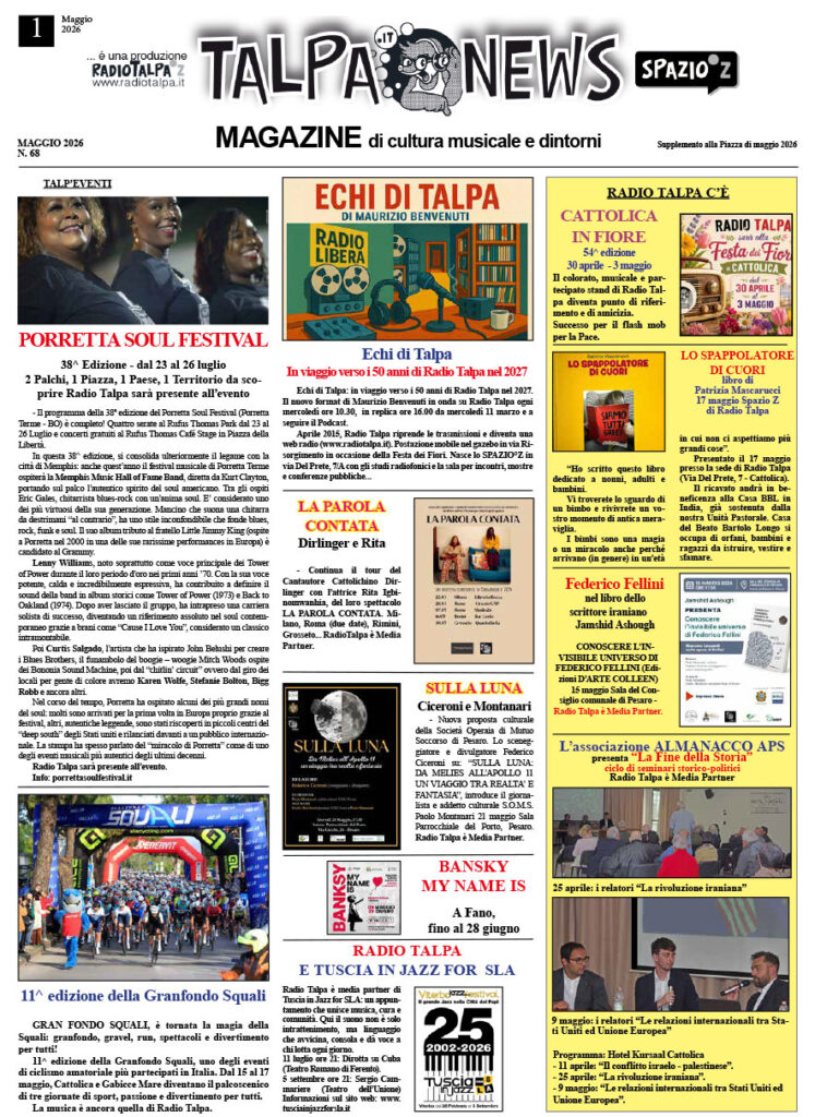 anteprima Talpa News Maggio 2026 pagina 1