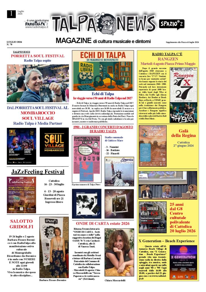 Talpa News Luglio 2026